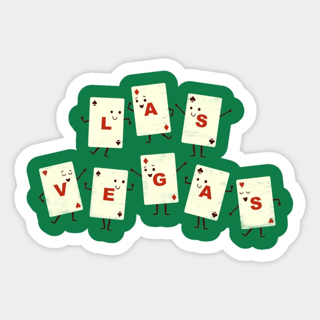 Viva Las Vegas! Sticker by AnishaCreations